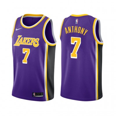 Nike Los Angeles Lakers #7 Carmelo Anthony Youth Purple NBA Swingman Statement Edition Jersey